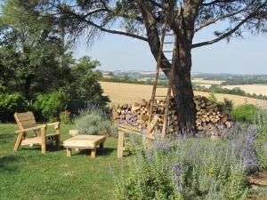 Maisons de vacances Les gites du Canal du midi - Gite Bois & Cailloux au calme avec vue : photos des chambres