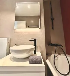 Centre ville appartement vue lac - Clarens