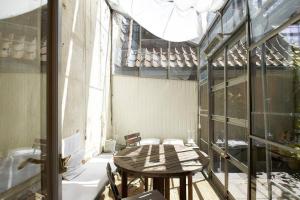 Balkon med udsigt midt i København