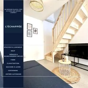 L'Échappée - Clim - Fibre - Parking - Neuf - Uchacq-et-Parentis