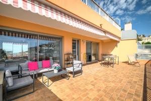 Appartements 'L'Alicante proche' gare, terrasse, vue mer : photos des chambres