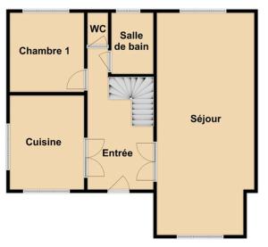 Maisons de vacances L-escapade Maison familiale 3 etoiles jardin & vue mer, proche plage : photos des chambres