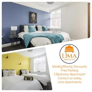 Lima Apartments Ltd-4 Beds-Large property -Long Stay Deal-Business-Parking - Boscombe