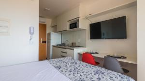 Stúdio com Wi-Fi próximo do mar com vista incrível