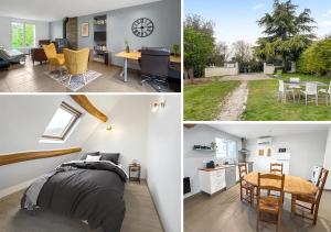 Maisons de vacances Gite de l-Orme Maison Lumineuse avec Jardin : photos des chambres