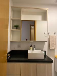 Apto confortável com vista para a natureza