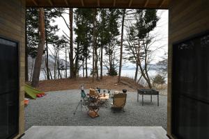 浩庵キャンプ場 本栖湖畔 キャビン Cabins at Lake Motosu Kouan campground cottages, bungalows