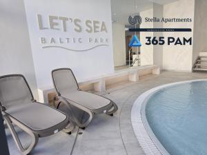 365PAM - Apartament LETS SEA z widokiem na morze - BASEN, JACUZZI, SAUNA, SIŁOWNIA, STREFA CHILL, PARKING W CENIE