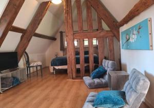 Maisons de vacances Le Cottage du Manoir de Bellou - Charme et Serenite - 6p : photos des chambres