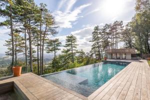 Maisons de vacances Ermitage - Magnificent Villa with Panoramic View Saint-Cyr-au-Mont-d-Or : photos des chambres