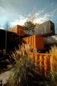 Neo Nature Container Box- Hot Tub, Wood Pizza Oven - White Lake