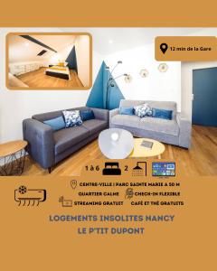 P'tit Dupont F3 Nancy Thermal Logements Insolites - 4hvězdičkové hotely ve městě Nancy