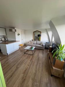 Large two-room apartment in Paris Oberkampf