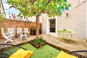 Le Mûrier - Maison de ville avec patio parking - 6 pers