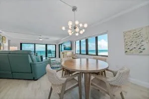 Corner oceanfront views with wrap around balcony located on the no-drive beach! - Cedar Island