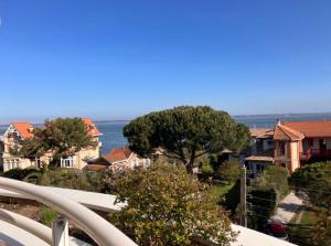 Hyper centre Arcachon vu sur le bassin