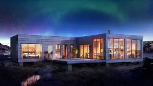 High-End Lodge in Lyngvar Resort, jacuzzi & sauna - Saupstad