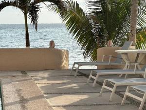 A la Orilla del mar Puerto Juarez Cancun