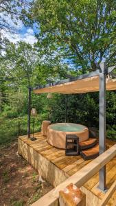 Chalets Chalet Hulotte avec Spa privatif : photos des chambres