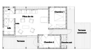 Appartements LA FERME DU MARAIS GIRARD (Villas) : Maison 2 Chambres