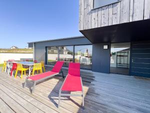 Villas Villa Ty Koad Piscine Interieure 28C Plage et GR34 a 50m : photos des chambres