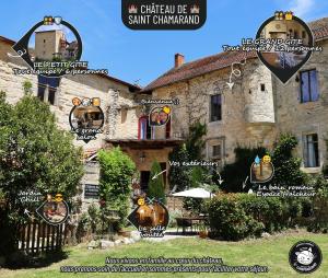 Maisons de vacances Chateau de St Chamarand - Grand & Petit Gites : photos des chambres