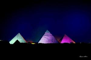 Green pyramids view