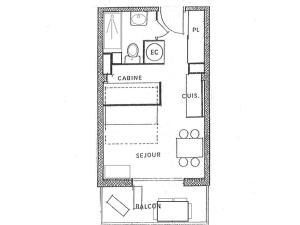 Le Lavandou, studio cabine 4 couchages, vue mer, les pieds dans leau - FR-1-803-92