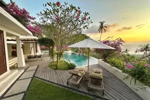 Cozy Family Villa with Sunset View - Lajor