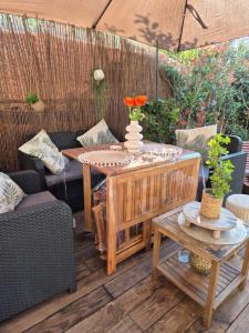Appartements Studio cocooning - Terrasse - Jardin - Piscine : photos des chambres