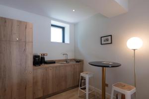 Maisons d'hotes Les Cotonnades : Chambre Lit King-Size avec Baignoire Spa