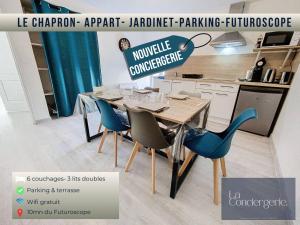 Appartements La Maison du Chapron - Jaunay Marigny - Futuroscope : photos des chambres