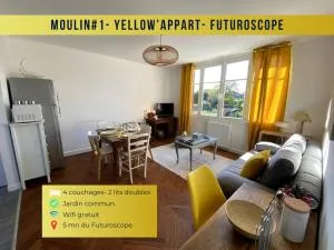 Moulin#1-Yellow'appart - Futuroscope-Jardin & Parking - 若奈克朗