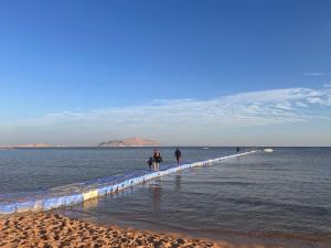 Cosy Studio on the First Floor with lovely Terrace and Personal Garden Area, Pool View and Free Beach Access in Sharm Hills Resort