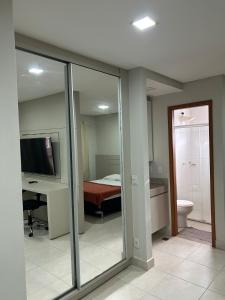 Flat completo com linda vista