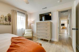 Fire Pit and Yard Games Inviting Clarksburg Cottage