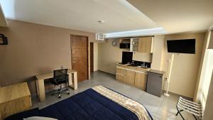 A23 Premium Suite WHITE Cocina Terraza Companies Work Teams 1-2 PAX