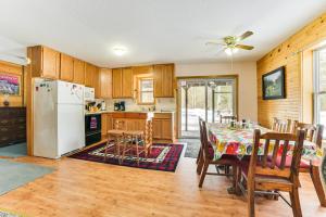 Near Lake Huron Secluded Goetzville Cabin with Deck