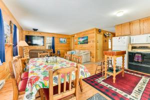Near Lake Huron Secluded Goetzville Cabin with Deck
