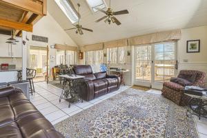 Waterfront Home w Boat Dock & Sunroom in Gardiner