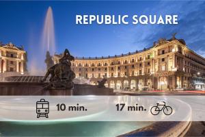 Apartment in Tuscolana Train Station & Metro A