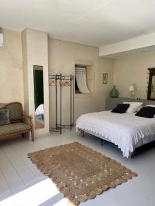 Sejours chez l'habitant Le Mas F : Grande Chambre Double 