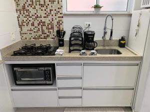 Apartamento em Santos no Gonzaga em frente a praia