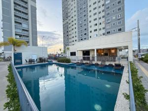101 Apt térreo com área privada pertinho do Mar