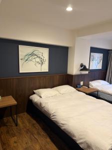 道頓堀から徒歩3分中央区島ノ内にあるツインルーム