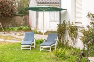 Maisons de vacances Maison familiale cote riviere : photos des chambres