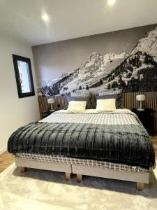 Villas chalet contemporain : photos des chambres