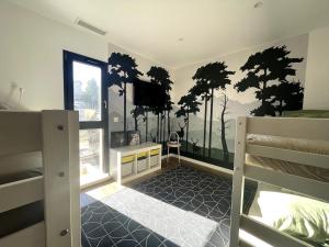 Villas chalet contemporain : photos des chambres