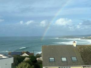 Penthouse Sea View Newquay Fistral Beach 3 Min Walk