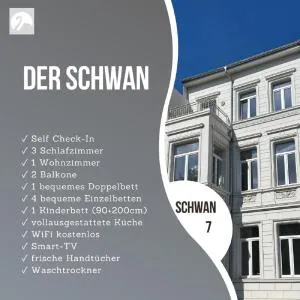 Der Schwan 7 - 3 Schlafzimmer - 2 Balkone - zentral - 100 qm - Rölsdorf
